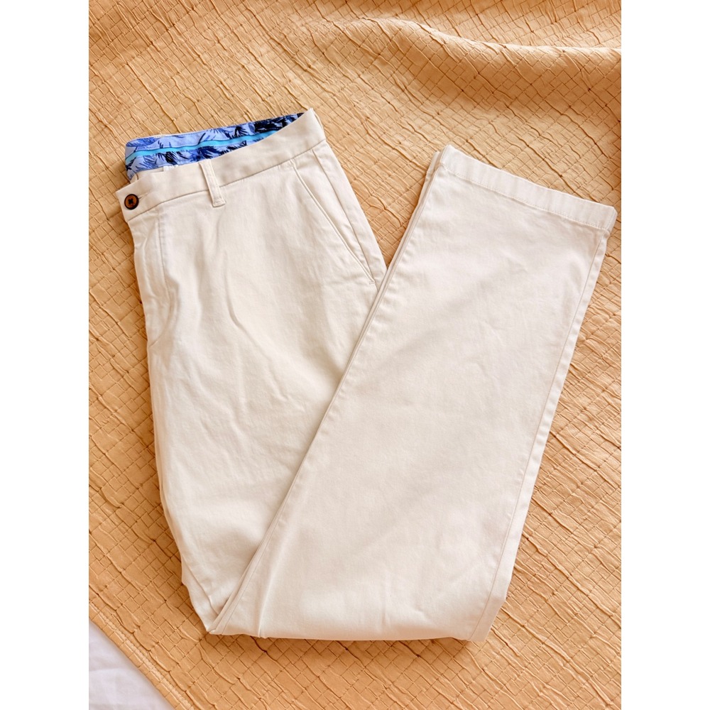Tommy Bahama Boracay Chino Pants Mens 36x32 Sand Beige Straight Leg T115496 - Picture 4 of 12